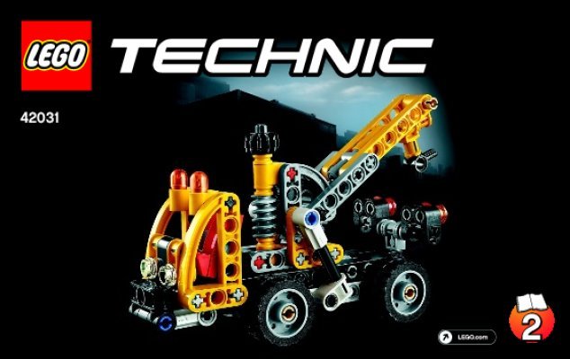 Notice / Instructions de Montage - LEGO - Technic - 42031 - Le camion nacelle: Page 1