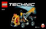 Notice / Instructions de Montage - LEGO - Technic - 42031 - Le camion nacelle: Page 1