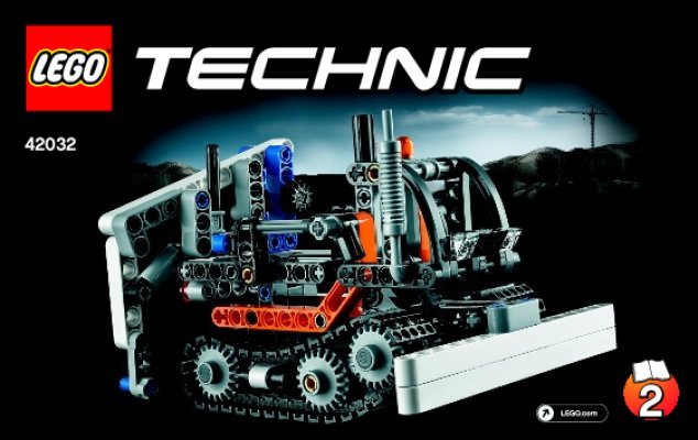 Notice / Instructions de Montage - LEGO - Technic - 42032 - La chargeuse compacte sur chenilles: Page 1