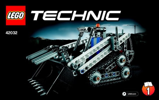 Notice / Instructions de Montage - LEGO - Technic - 42032 - La chargeuse compacte sur chenilles: Page 1