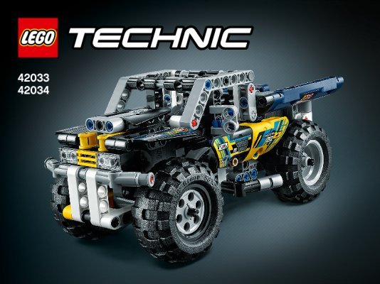 Notice / Instructions de Montage - LEGO - Technic - 42033 - Le bolide imbattable: Page 1