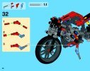 Notice / Instructions de Montage - LEGO - 42036 - La moto urbaine: Page 56