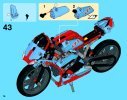 Notice / Instructions de Montage - LEGO - 42036 - La moto urbaine: Page 76