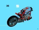 Notice / Instructions de Montage - LEGO - 42036 - La moto urbaine: Page 53