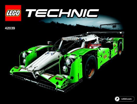 Notice / Instructions de Montage - LEGO - Technic - 42039 - La voiture de course des 24 heures: Page 1