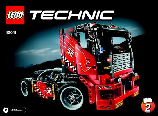 Notice / Instructions de Montage - LEGO - Technic - 42041 - Le camion de course: Page 1