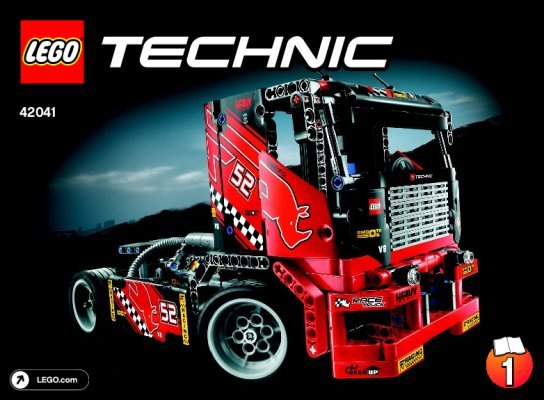 Notice / Instructions de Montage - LEGO - Technic - 42041 - Le camion de course: Page 1