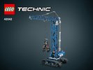 Notice / Instructions de Montage - LEGO - Technic - 42042 - La grue sur chenilles: Page 1