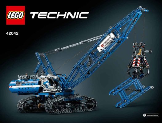 Notice / Instructions de Montage - LEGO - Technic - 42042 - La grue sur chenilles: Page 1