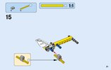 Notice / Instructions de Montage - LEGO - Technic - 42044 - L'avion de chasse acrobatique: Page 21