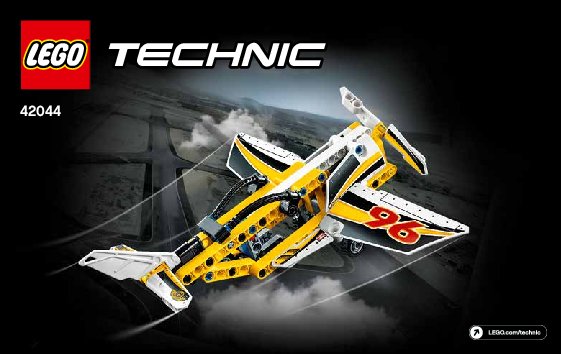 Notice / Instructions de Montage - LEGO - Technic - 42044 - L'avion de chasse acrobatique: Page 1