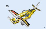 Notice / Instructions de Montage - LEGO - Technic - 42044 - L'avion de chasse acrobatique: Page 31