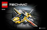 Notice / Instructions de Montage - LEGO - Technic - 42044 - L'avion de chasse acrobatique: Page 1