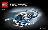 Notice / Instructions de Montage - LEGO - Technic - 42045 - L'hydravion de course: Page 1