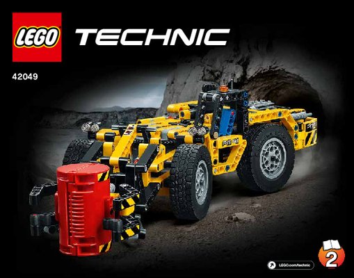 Notice / Instructions de Montage - LEGO - Technic - 42049 - La chargeuse de la mine: Page 1