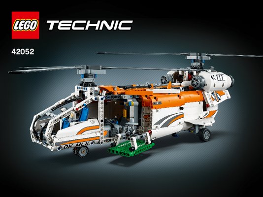 Notice / Instructions de Montage - LEGO - Technic - 42052 - L'hélicoptère de transport: Page 1