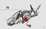 Notice / Instructions de Montage - LEGO - Technic - 42057 - L'hélicoptère ultra-léger: Page 63