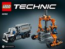 Notice / Instructions de Montage - LEGO - Technic - 42062 - Le transport du conteneur: Page 1