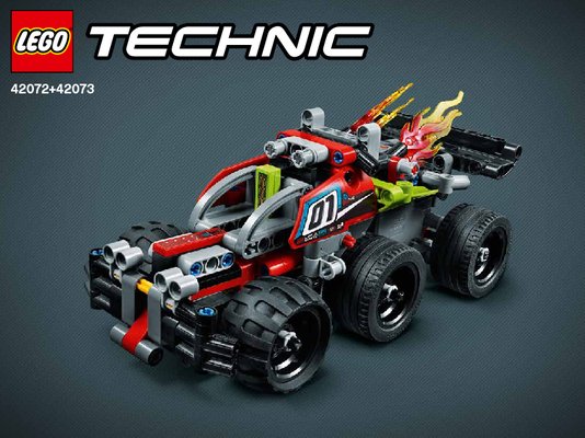 Notice / Instructions de Montage - LEGO - Technic - 42072 - TOUT FEU !: Page 1