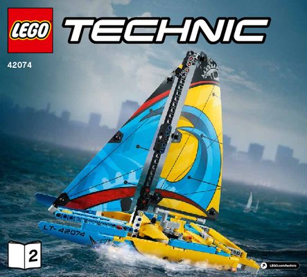 Notice / Instructions de Montage - LEGO - Technic - 42074 - Le yacht de compétition: Page 1