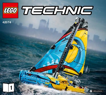 Notice / Instructions de Montage - LEGO - Technic - 42074 - Le yacht de compétition: Page 1