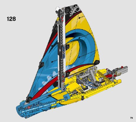 lego technic racing yacht instructions