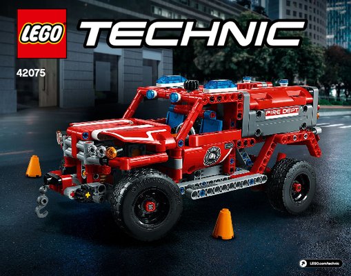 Notice / Instructions de Montage - LEGO - Technic - 42075 - Véhicule de premier secours: Page 1