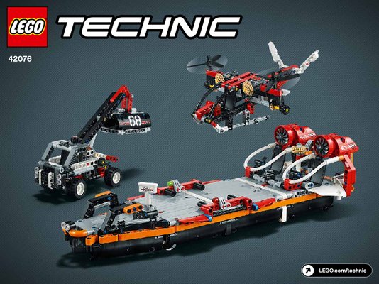 Notice / Instructions de Montage - LEGO - Technic - 42076 - L'aéroglisseur: Page 1