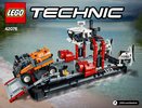 Notice / Instructions de Montage - LEGO - Technic - 42076 - L'aéroglisseur: Page 1