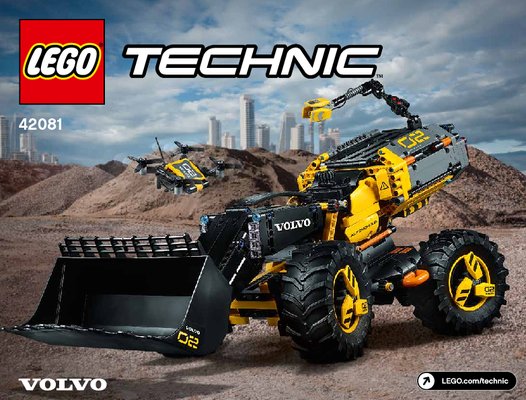 Notice / Instructions de Montage - LEGO - 42081 - Volvo Concept Wheel Loader ZEUX: Page 1