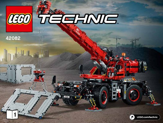 Notice / Instructions de Montage - LEGO - 42082 - Rough Terrain Crane: Page 1