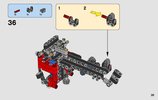 Notice / Instructions de Montage - LEGO - Technic - 42084 - Le camion à crochet: Page 35