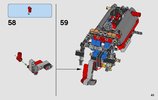 Notice / Instructions de Montage - LEGO - Technic - 42084 - Le camion à crochet: Page 43