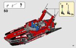 Notice / Instructions de Montage - LEGO - 42089 - Power Boat: Page 57