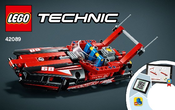 Notice / Instructions de Montage - LEGO - 42089 - Power Boat: Page 1