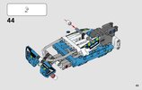 Notice / Instructions de Montage - LEGO - 42091 - Police Pursuit: Page 43