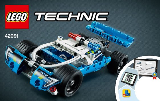 Notice / Instructions de Montage - LEGO - 42091 - Police Pursuit: Page 1