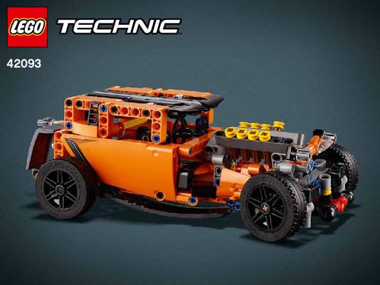 Notice / Instructions de Montage - LEGO - 42093 - Chevrolet Corvette ZR1: Page 1