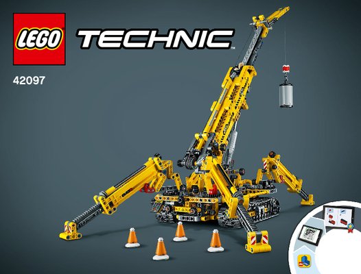 Notice / Instructions de Montage - LEGO - 42097 - Compact Crawler Crane: Page 1