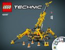 Notice / Instructions de Montage - LEGO - 42097 - Compact Crawler Crane: Page 1