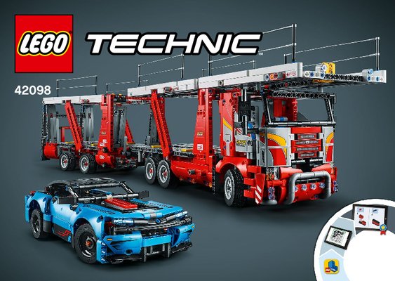 Notice / Instructions de Montage - LEGO - 42098 - Car Transporter: Page 1