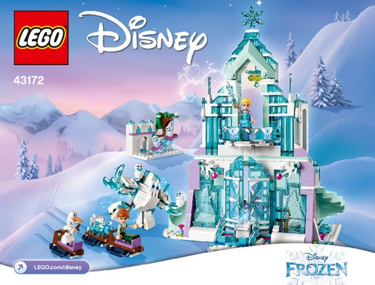 Notice / Instructions de Montage - LEGO - 43172 - Elsa's Magical Ice Palace: Page 1