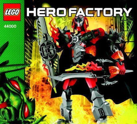 Notice / Instructions de Montage - LEGO - Hero Factory - 44000 - FURNO XL: Page 1