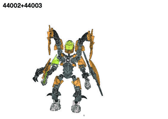 Notice / Instructions de Montage - LEGO - 44003 - SCAROX: Page 1