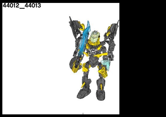 Notice / Instructions de Montage - LEGO - 44013 - AQUAGON: Page 1