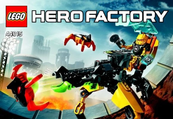 Notice / Instructions de Montage - LEGO - Hero Factory - 44015 - EVO ROBOT: Page 1