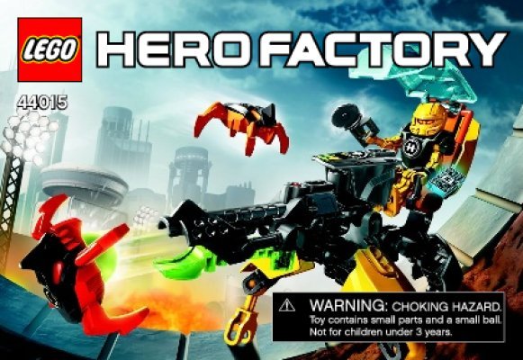 Notice / Instructions de Montage - LEGO - Hero Factory - 44015 - EVO ROBOT: Page 1