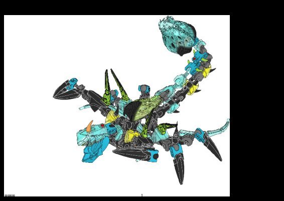 Notice / Instructions de Montage - LEGO - 44024 - TUNNELER BEAST VS. SURGE: Page 1