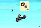 Notice / Instructions de Montage - LEGO - City - 60000 - La moto des pompiers: Page 5