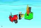 Notice / Instructions de Montage - LEGO - City - 60000 - La moto des pompiers: Page 14